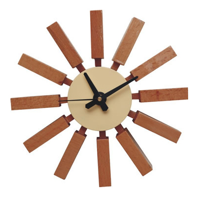 Wandklok Block clock