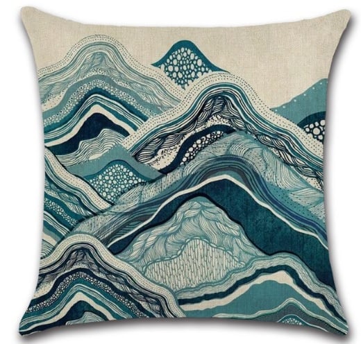 Housse de coussin Perrault hors remplissage multicolore