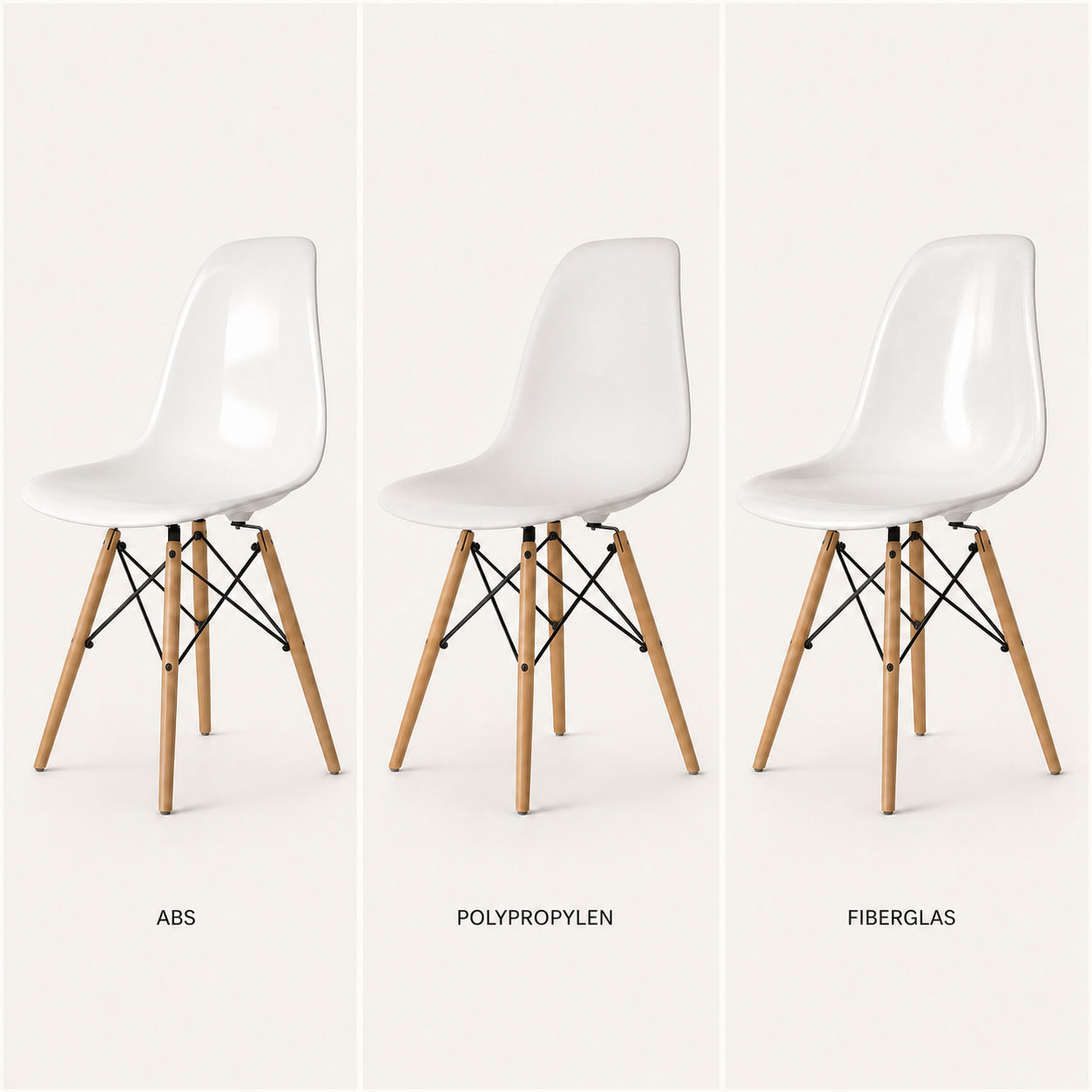 DSW-Materialien im Vergleich: ABS, Polypropylen und Fiberglas