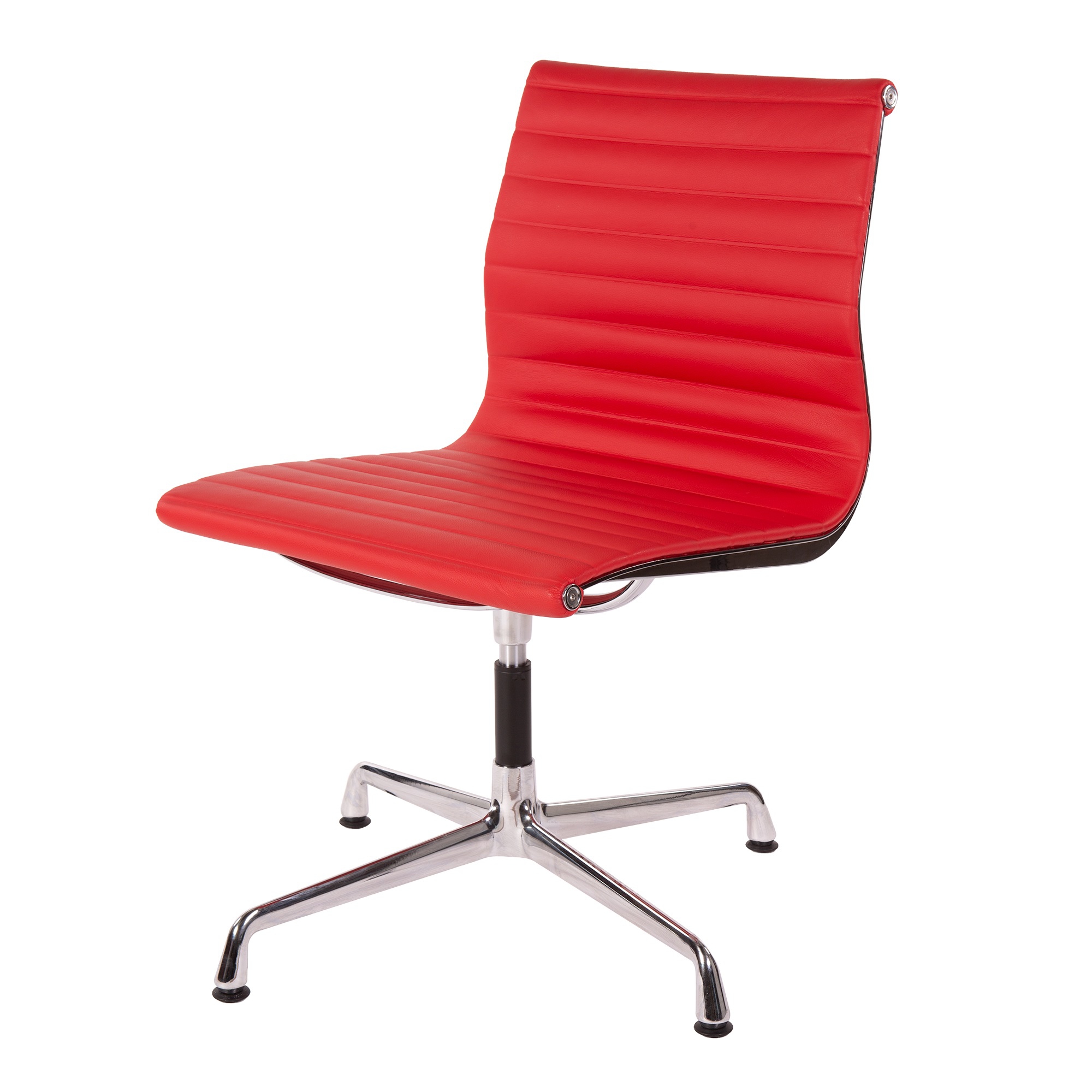  Charles Eames style, Vergaderstoel EA105 Leder rood