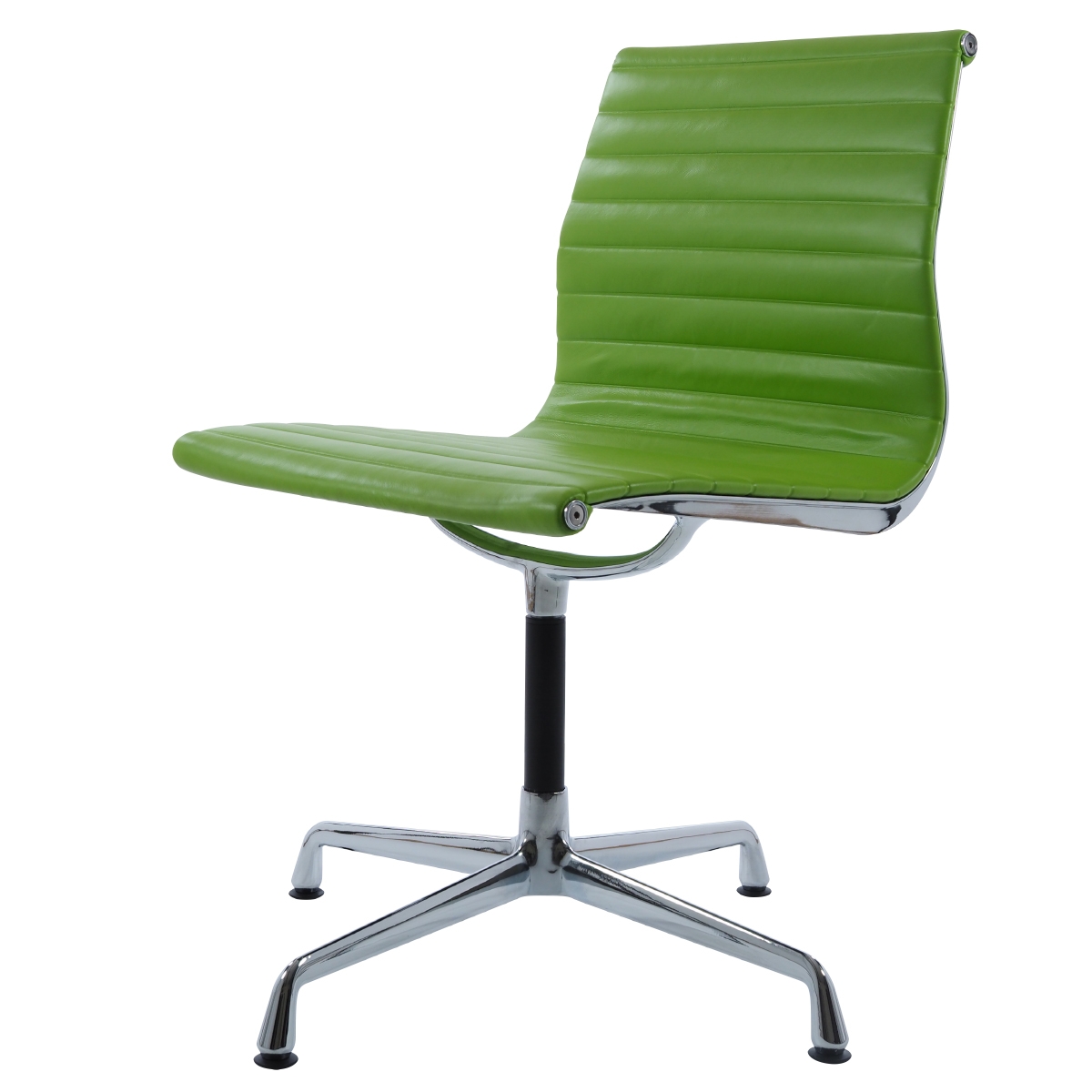  Charles Eames style, Vergaderstoel EA105 Leder groen
